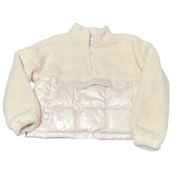 Fabletics Nelly Mixed Media Half Zip Pullover Jacket Size Large NWOT - Picture 3 of 6